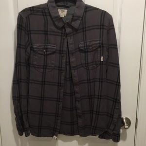 Vans 100% Cotton Button Down Front Shirt